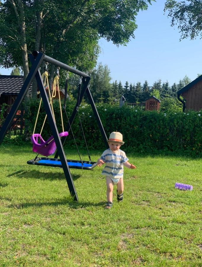 Na Jeziornej Domki Wypoczynkowe Zarnowska Exteriör bild