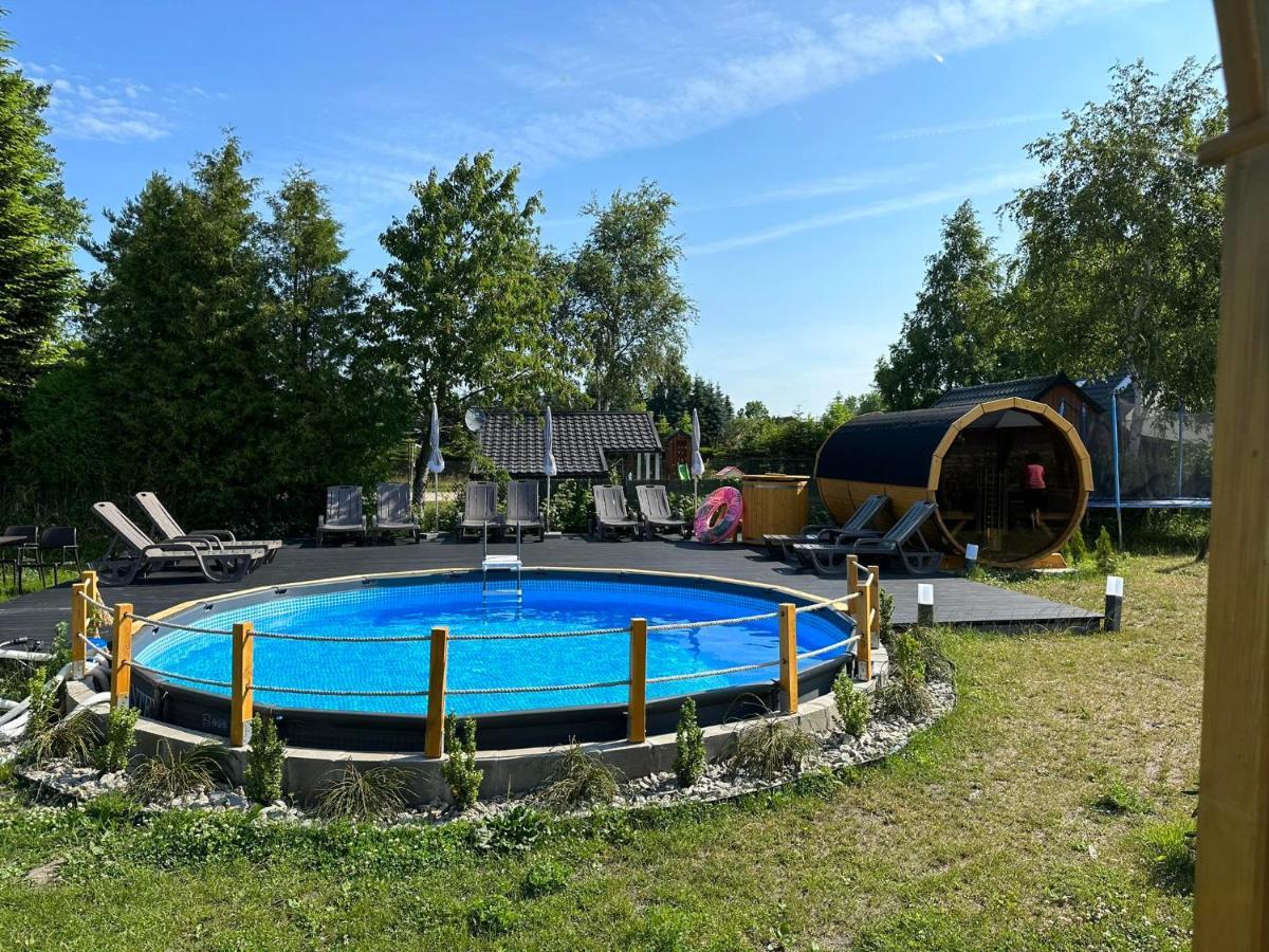 Na Jeziornej Domki Wypoczynkowe Zarnowska Exteriör bild